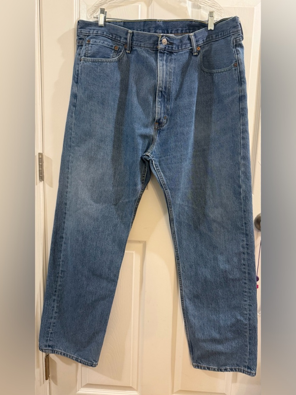 Levi's Men's 505 Medium Blue Relaxed Jeans